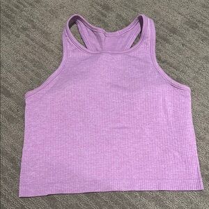 Purple workout tank